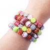 2480pcs Sports Ball Polymer Clay Beads Charms for Friendship Bracelets Making Kit Cute Fun Beads DIY Arts Crafts Birthday Gifts for Kids Girls Baseball Basketball Soccer Rugby Volleyball Football Bead view 3