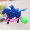 CoudarTitie Air Pressure Jumping Toy Bouncing Comfortable Party Realistic for Kids Children Small Cartoon for Easter Children's Day, Horse view 2