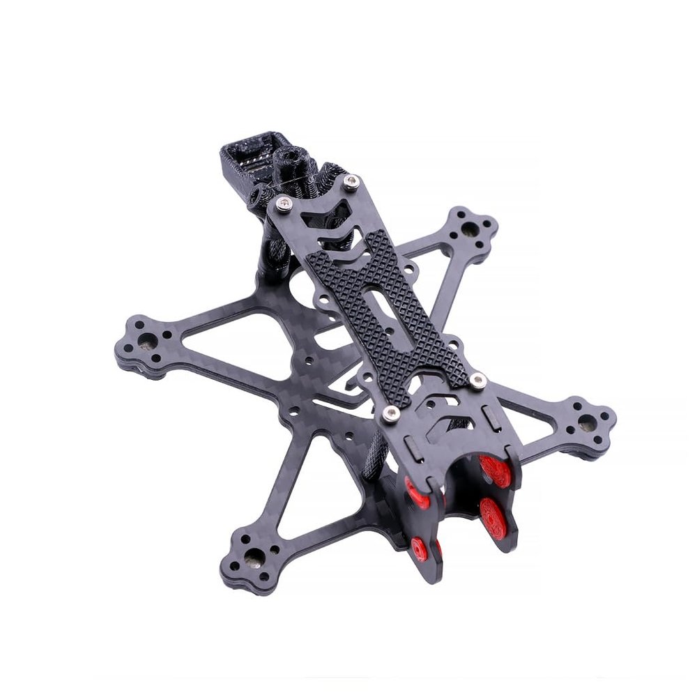 FEICHAO Fi-135/Fi-115/Fi-100 Rack Carbon Fiber Frame Kit Compatible with O4 Drone 3-inch 2.5-inch 2-inch Propeller (Fi-100)