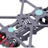 FEICHAO Fi-135/Fi-115/Fi-100 Rack Carbon Fiber Frame Kit Compatible with O4 Drone 3-inch 2.5-inch 2-inch Propeller (Fi-100) view 2