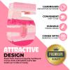 Birchio Pinks Number 5 Pinatas Bundle with a Blindfold and Bat(16.1 x 11 x 4 Inches), Perfect for Boys and Girls Birthday Party Supplies, Pink Theme Birthday Decoration (Pink Number 5) view 4