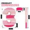 Birchio Pinks Number 3 Pinatas Bundle with a Blindfold and Bat(16.1 x 10.75 x 4 Inches), Perfect for Boys and Girls Birthday Party Supplies, Pink Theme Birthday Decoration (Pink Number 3) view 2