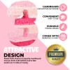 Birchio Pinks Number 3 Pinatas Bundle with a Blindfold and Bat(16.1 x 10.75 x 4 Inches), Perfect for Boys and Girls Birthday Party Supplies, Pink Theme Birthday Decoration (Pink Number 3) view 4