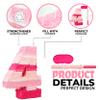 Birchio Pinks Number 4 Pinatas Bundle with a Blindfold and Bat(16.1 x 11.6 x 4 Inches), Perfect for Boys and Girls Birthday Party Supplies, Pink Theme Birthday Decoration (Pink Number 4) view 3