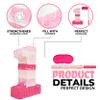Birchio Pink Number 1 Pinatas Bundle with a Blindfold and Bat(16.1 x 10.6 x 4 Inches), Perfect for Boys and Girls Birthday Party Supplies, Pink Theme Birthday Decoration view 3