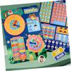 TEHAUX 1set Educational Calendar Clock Toy Interactive Early Learning Weather and Recognition Puzzle for Boys and Girls for Home and Preschool Use view 4