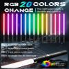 2 in 1 Dueling Lightsaber, Heavy Light Sabers with RGB 20 Colors, USB Rechargeable with FX Sound and Motion Sensors, Light Saber Sword Toy for Adults Christmas Halloween Cosplay91cm/36inch) view 2