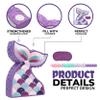 Birchio Mermaid Tail Pinatas Bundle with a Blindfold and a Bat (16.5 x 12 x 4 Inches), Perfect for kid's Birthday Parties, Mermaid Theme Parties for Girls, Decorations view 3