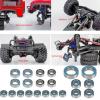 22PCS Steel RC Bearing Kit, Stainless Steel Ball Bearings for 1/18 RC Crawler Car Upgrade Accessories view 3