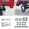 22PCS Steel RC Bearing Kit, Stainless Steel Ball Bearings for 1/18 RC Crawler Car Upgrade Accessories view 4