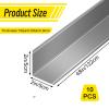 10pcs Metal Aluminum Steel Corner Guards 48 Metal Wall Corner Protector Guard for Walls (2 x 2 x 48 inch) view 2