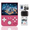 EWDGOES My Mini Handheld Game Console 3.5-in 640 * 480 IPS OCA Screen RK3326 4000mAh with Portable Case Pink-64GBVer. view 1
