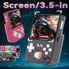 EWDGOES My Mini Handheld Game Console 3.5-in 640 * 480 IPS OCA Screen RK3326 4000mAh with Portable Case Pink-64GBVer. view 3