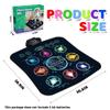 romrex Interactive Dance Mat for Kids, Portable Music Play Mat Toy Gift for Girls Boys Ages 3-12, Great for Coordination & Family Game Play, 3 Fun Modes with Piano & LED Lights & 7 Adjustable Volumes view 2