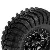 115mm 1.9 inch RC Track Rubber Tire and Aluminum Beadlock Wheel Rock Set 12mm Hex for Most RC 1/10 Track Vehicle Tube Rack Car Such as TRX-4 D90 D110 TF2 Tamiya CC01 Axial 90047 SCX10III R241 (R241C) view 3