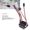 60A Brushed ESC Speed Controller, Plastic Material, Fast Heat Dissipation, for RC Car Boat with 390/540/550 Brushed Motor, T Plug Male, 5V/2A BEC Output view 3