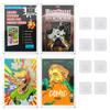 4 Pack Magnetic Comic Book Protector Hard Case Current Comic Book Display Cases Comic Book Top Loaders Clear Acrylic One Touch Premium Wall Mountable UV Protection Slab Protectors Fits Most Comics view 1