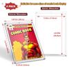 4 Pack Magnetic Comic Book Protector Hard Case Current Comic Book Display Cases Comic Book Top Loaders Clear Acrylic One Touch Premium Wall Mountable UV Protection Slab Protectors Fits Most Comics view 2