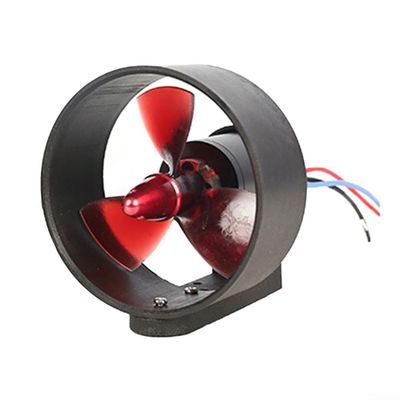 12-24V Underwater Thruster, Brushless Motor Underwater Thruster Propeller, 600W Brushless Motor with CW 3-Blade Nylon Propeller, for RC Ship Boat, Paddle Boards(CW)
