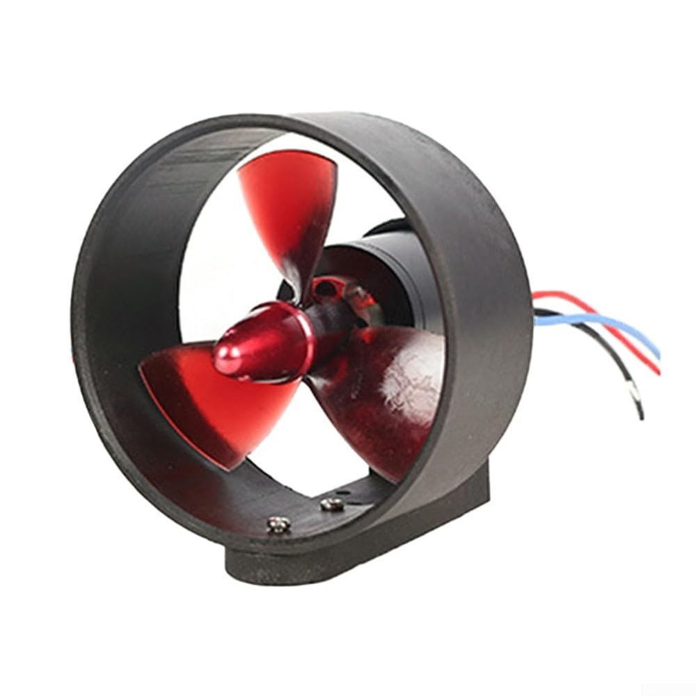 12-24V Underwater Thruster, Brushless Motor Underwater Thruster Propeller, 600W Brushless Motor with CW 3-Blade Nylon Propeller, for RC Ship Boat, Paddle Boards(CW)