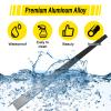 10PCS Black Aluminium Wall Corner Protector Guard 2x2x48 Corner Trim Molding L Metal Edge Protectors for Walls Corner Guards view 2