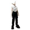 1/12 Scale Male Clothes, Sleeveless Shirt & Pants Set for 6-inches Man Action Figure Body Doll, 1/12 Boy Figure Business Suit Clothing Outfit (White Sleeveless Shirt) view 3