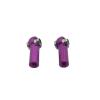 2pcs Metal M2.5 Link Rod Tie Rod End Ball Joint 2.5MM Ball Head Hole L 7MM for RC Car Truck Upgrade Part Accessories RC Tie Link Rods(Purple) view 1