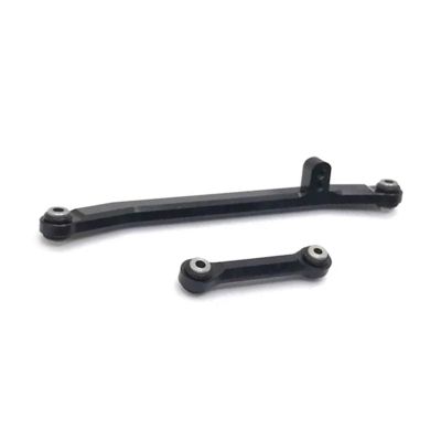 Compatible with Axial for SCX24 90081 4WD for Mini RC for Climbing Car Crawler Car Truck for Buggy Accessories Upgrade Parts Steering Rod RC Tie Link Rods(Black)
