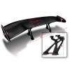 57 Inch Universal Rear Trunk Spoiler Wing GT Style Racing Car Spoiler Carbon Fiber Style Adjustable Rear Spoiler Wing view 2