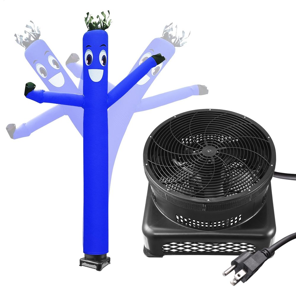Air Dancers Inflatable Tube Man - Air Dancer Fly Puppet with Blower | 20Ft Tall Wacky Dancing Man for Barber Shop, Store Sign, Business Advertising Home