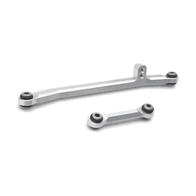 Compatible with Axial for SCX24 90081 4WD for Mini RC for Climbing Car Crawler Car Truck for Buggy Accessories Upgrade Parts Steering Rod RC Tie Link Rods(Silver)