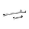 Compatible with Axial for SCX24 90081 4WD for Mini RC for Climbing Car Crawler Car Truck for Buggy Accessories Upgrade Parts Steering Rod RC Tie Link Rods(Silver) view 1