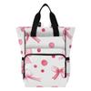 xigua Bows and Polka Dots Baby Diaper Bag Backpack with 10 Pockets, Large Capacity Baby Changing Bags, Multi Function Girl Boy Travel Diaper Bag for Dad Mom, 16 inch view 1