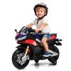 HEIMILI Aprilia RSV4 Licensed Kids Motorcycle, 12V Toddler Electric Ride on Motorbike for 3 Years Old, 40" Small Toy Bike with Training Wheels, Bluetooth, Speed 3mph(Blue, 12V(40 * 23 * 17)) view 1