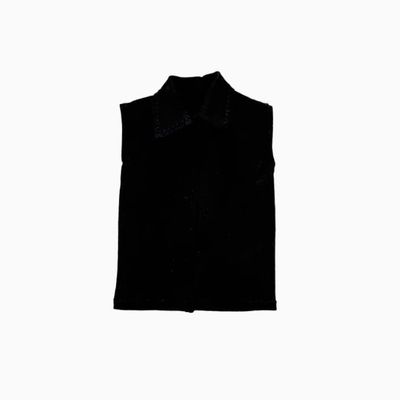 1/12 Scale Male Clothes, Sleeveless Shirt & Pants Set for 6-inches Man Action Figure Body Doll, 1/12 Boy Figure Business Suit Clothing Outfit (Black Sleeveless Shirt)