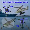 OTONOPI 18.5 Inch Aircraft Carrier Battleship Army Toys with 6 Warships Fighter Jets Warplanes Helicopter, Military Aircraft Carrier Model Ships for Kids Boys Girls view 4