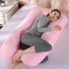 ngddf2haa Pregnancy Plow Crystal Velvet U -Shaped Maternity Pillow for Pregnant Women with Removable and Washable Cover view 1