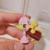 1 Pc Dollhouse Mini Lantern Simulation Mini Table Lamp Decor Model Miniature Scene (Purple) view 2