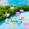 100 Pcs Mini Resin Axolotl Glow in The Dark Axolotl Figures Tiny Luminous Axolotl Animal Resin Ornament for DIY Garden Landscape Dollhouse Potted Plants Decor view 3