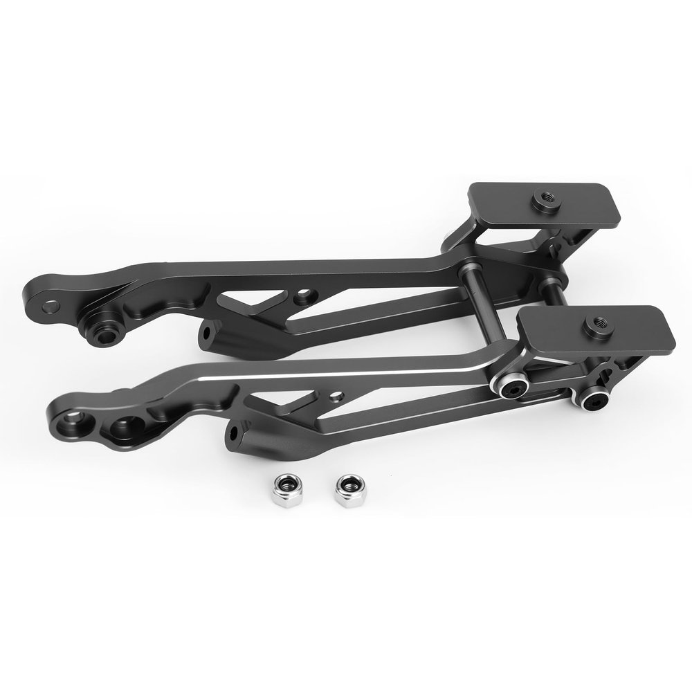 BENMAZ Aluminum Alloy Rear Wing Mount Upgrades Part for Arrma 1/8 Kraton Notorious Outcast Talion Typhon 6S BLX,Replace #AR320347 (Black)