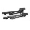 BENMAZ Aluminum Alloy Rear Wing Mount Upgrades Part for Arrma 1/8 Kraton Notorious Outcast Talion Typhon 6S BLX,Replace #AR320347 (Black) view 4