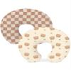 Nursing Pillow Covers 2 Pack, Breastfeeding Pillow Slipcovers Soft and Stretchy, Nursing Covers for Baby Girls Boys Newborn view 1