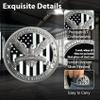 1Pcs Thin Gray Line Coin  Correctional Officer Prayer Coin with Eagle Design  Thin Blue Line Challenge Coin  Gray Prison Police Coin  Law Enforcement Appreciation Gift (Silver) (1 PCS) view 3