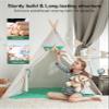 besrey Teepee Tent for Kids with Padded Mat & Light, Kids Tents Indoor Playhouse, Large Tipi Tent, Christmas Play Tent for Toddler Boys Girls, Foldable Portable Toddler Reading Room view 2