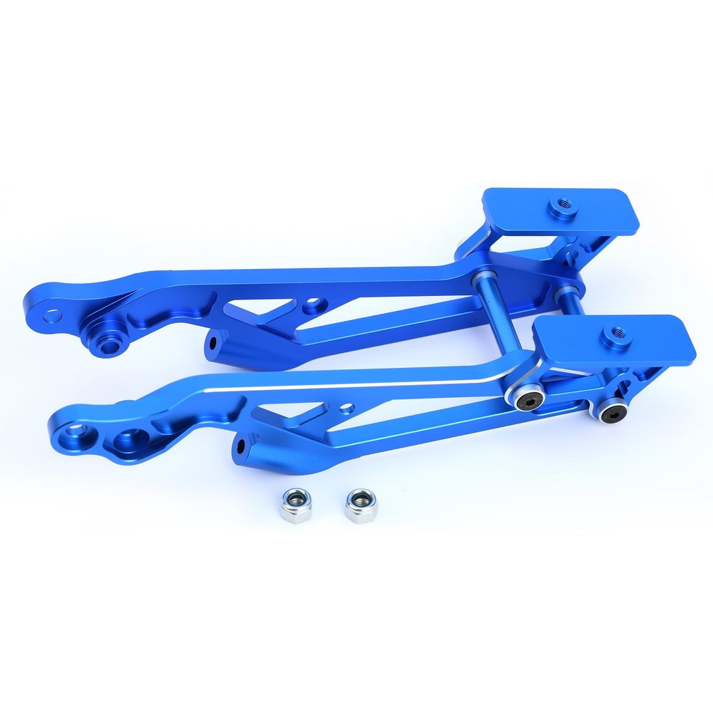 BENMAZ Aluminum Alloy Rear Wing Mount Upgrades Part for Arrma 1/8 Kraton Notorious Outcast Talion Typhon 6S BLX,Replace #AR320347 (Blue)