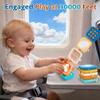 Baby Travel Essential Airplane Toys for Babies 6-12 Months, 7-in-1 Montessori Fine Motor Skills Busy Board, BPA-Free Wipe Clean Car Seat Toy with No Loose Parts, Easter Basket Stuffers for 6 9 18M+ view 2