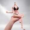 1/6 Scale Female Action Figure Body, 12 inches Seamless Flexible Action Figure Body Model with Detachable 5 Pairs Hand Gesture Shapes (Normal Skin) view 2