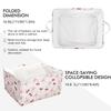 3 Pcs Pink Bow Storage Basket, Coquette Girls Rectangle Storage Bins Box with Handles, Bows and Chery Shelf Basket Ideal for Room Nursery Decor, Books, Organizing Clothes, Toys view 3