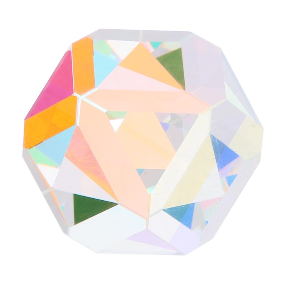 CIYODO Crystal Optical Prisms for Science Experiments Multi-Faceted Glass for Refraction and Teaching Suncatcher Supplies for Home Decor and Educational Use