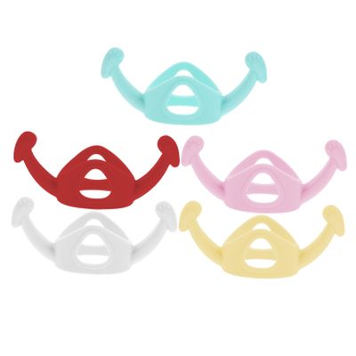 5Pcs Silicone Feeding Bottle Handles for Babies 160ML-330ML Non-Slip Anti-Drop Portable Nursing Accessories